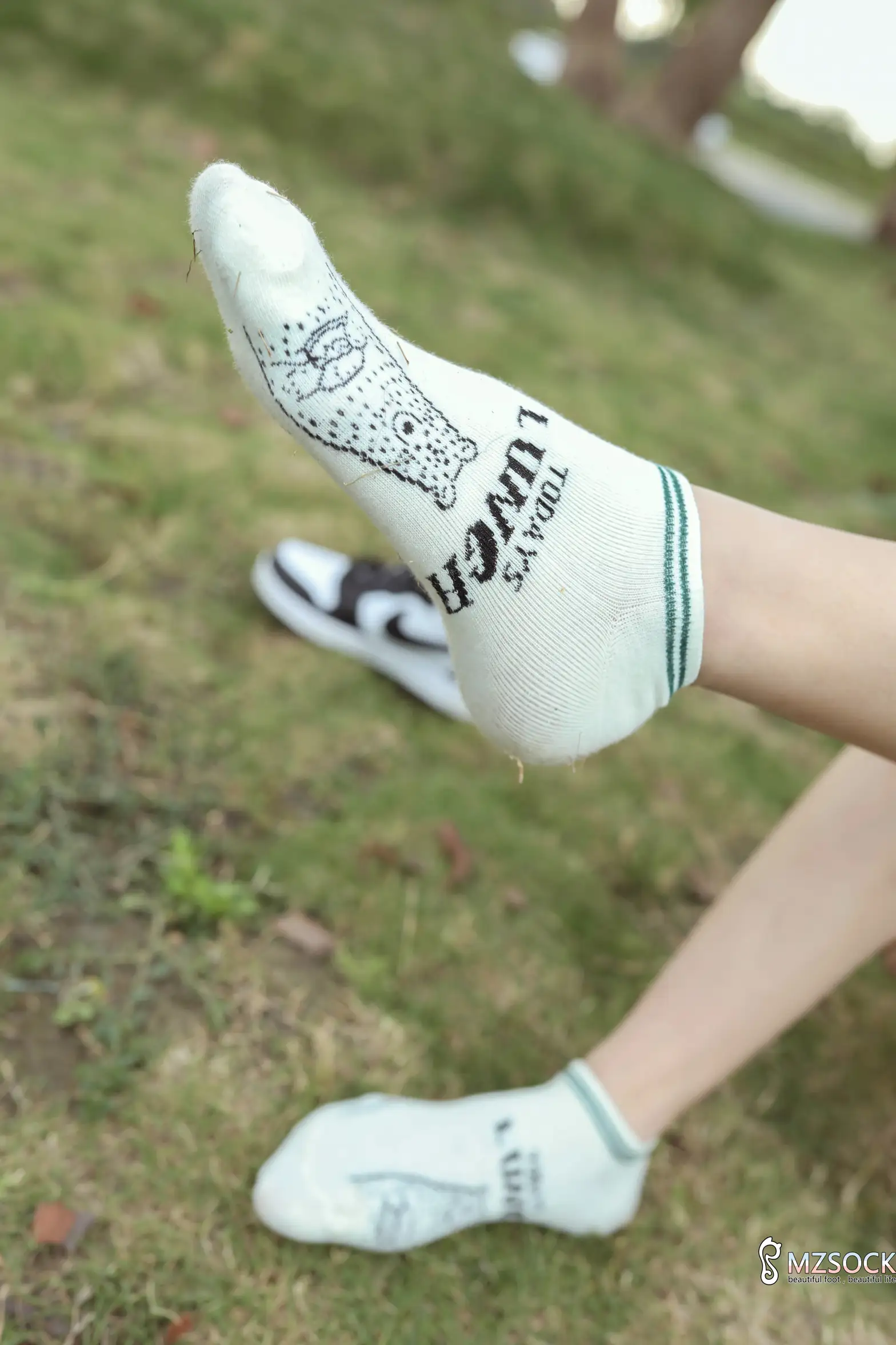 [Mzsock] Love beautiful feet NO.106 cocoa#[74P]-34