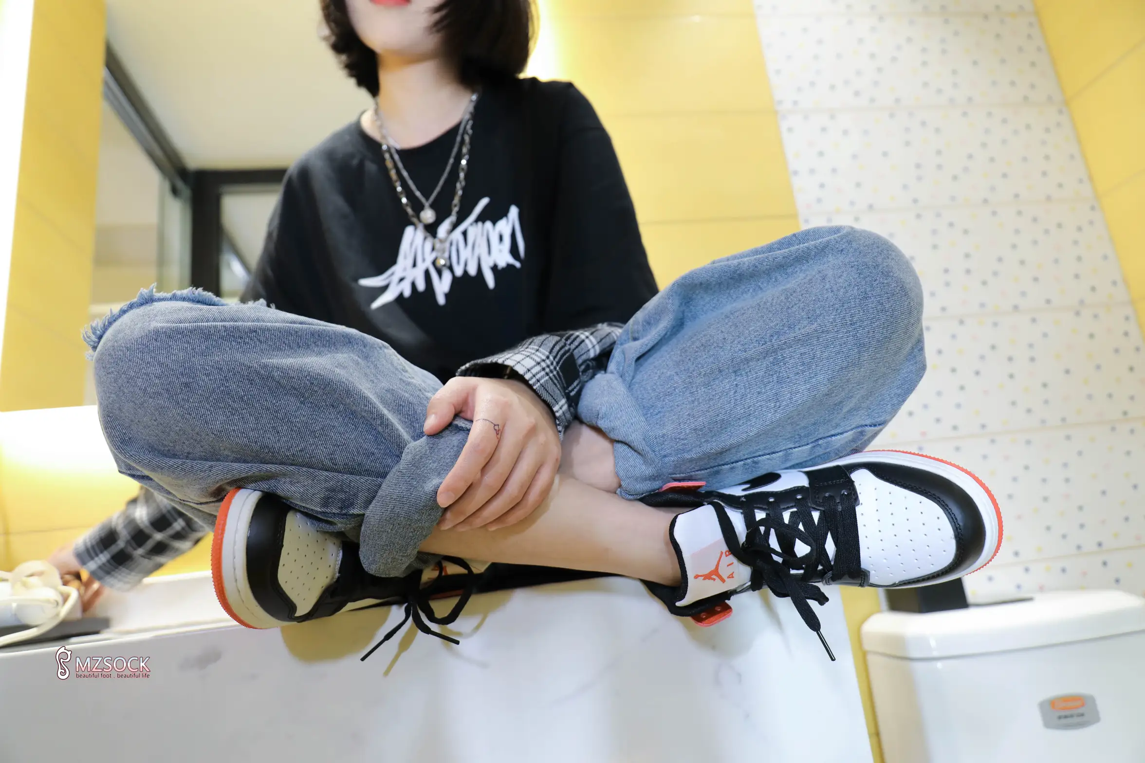 [Mzsock] Love beautiful feet NO.082 Tingting#[74P]-17