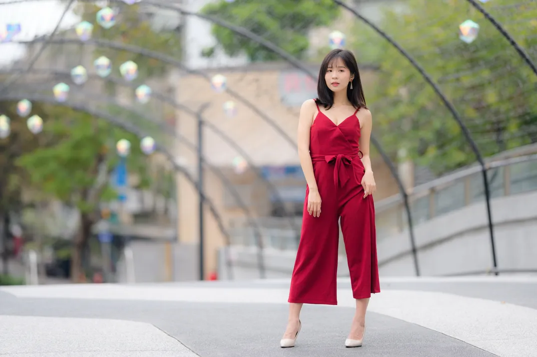 [Mzsock] NO.217 YoYo elegant jumpsuit with high heels street photography#[105P]-48