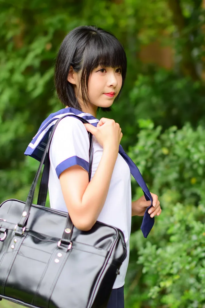 [Mzsock] NO.171 Hailin student uniform street photography#[73P]-27