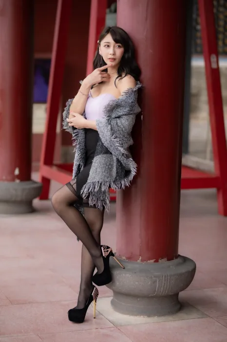 [Mzsock] NO.085 Mi Meng high heels and beautiful legs outdoor shot street photography#[58P]-3